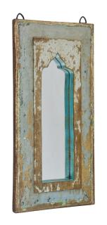 Sanu Babu Zrkadlo v ráme z teakového dreva, 23x3x46cm