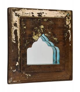Sanu Babu Zrkadlo v ráme z teakového dreva, 24x3x24cm (5B)
