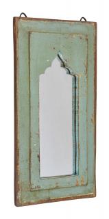 Sanu Babu Zrkadlo v ráme z teakového dreva, 24x3x46cm