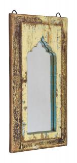 Sanu Babu Zrkadlo v ráme z teakového dreva, 24x3x47cm