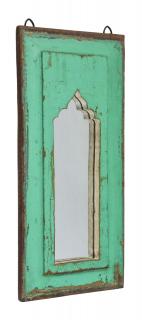 Sanu Babu Zrkadlo v ráme z teakového dreva, 24x3x50cm