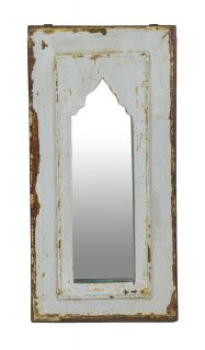 Sanu Babu Zrkadlo v ráme z teakového dreva, 26x3x52cm