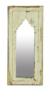 Sanu Babu Zrkadlo v ráme z teakového dreva, 26x3x58cm