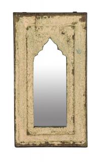 Sanu Babu Zrkadlo v ráme z teakového dreva, 27x3x49cm