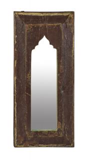 Sanu Babu Zrkadlo v ráme z teakového dreva, 28x3x62cm