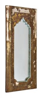 Sanu Babu Zrkadlo v ráme z teakového dreva, 28x3x62cm