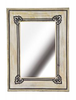 Sanu Babu Zrkadlo v ráme z teakového dreva, 46x3x62cm (5A)
