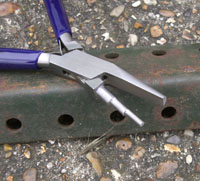 20 x 3 STUPŇOVÉ POLOKRUTÉ KLIEŠTE 130mm MODRÉ  (20 x 3 STUPŇOVÉ POLOKRUTÉ KLIEŠTE 130mm MODRÉ )