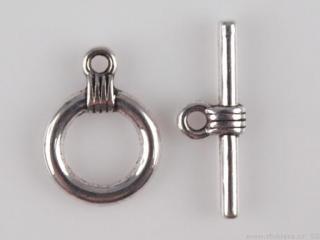 Americké zapínanie hladké, platina (Americké zapínanie hladké, platina)