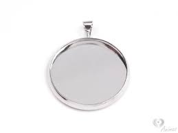 Bižutérne lôžko kruh pr. 18 mm, strieborná (Bižutérne lôžko kruh pr. 18 mm, strieborná)