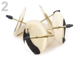 Bodce na sviečku, pr.4,5cm - zlatý, 4ks (Bodce na sviečku, pr.4,5cm - zlatý, 4ks)