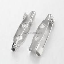 Brošňový mostík 26 x 5 mm, nikel (Brošňový mostík 26 x 5 mm, nikel)