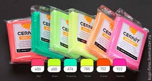 CERNIT Neon Light,  blok 56/62 g - rôzne farby (CERNIT Neon Light, blok 56/62 g - rôzne farby)