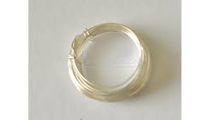 Drôt medený, štvorcový 0,8 mm, 6 m - postriebrený (Drôt medený, štvorcový 0,8 mm, 6 m - postriebrený)