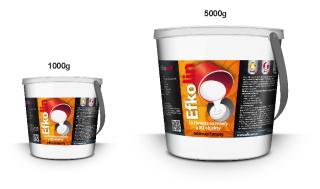 Efkolin 1000g biely - liaca hmota na reliéfy a 3D objekty (Efkolin 1000g biely - liaca hmota na reliéfy a 3D objekty)