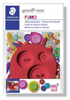 Fimo silikónová vytlačovacia forma - Gombík (Fimo silikónová vytlačovacia forma - Gombík)