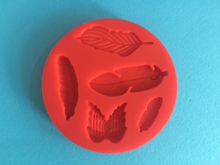 Fimo silikónová vytlačovacia forma Pierka (Fimo vytlačovacia forma Pierka )