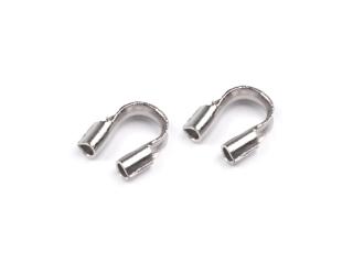 Koncovka podkova 3x5mm - platina (Koncovka podkova 3x5mm - platina)
