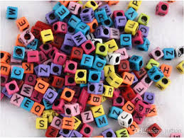 Korálky kocky číslice,pr,6mm - 30g (Korálky kocky číslice,pr,6mm - 30g)