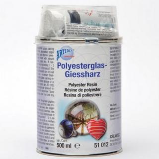 Krištáľová živica odlievacia 500ml s tvrdidlom 10g (Krištáľová živica odlievacia 500ml s tvrdidlom 10grdidlo 10ml)