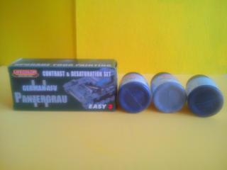 Lifecolor Panzergrau - sada akryových farieb 3x22 ml (Lifecolor Panzergrau - sada akrylových farieb 3x22 ml)