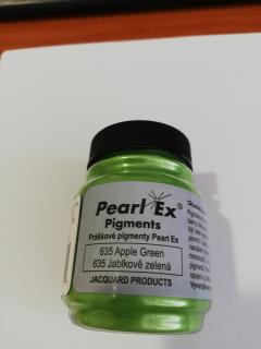 PearlEx - práškový pigment,14 g - 635 jablková zelená (PearlEx - práškový pigment,14 g - 635 jablková zelená)