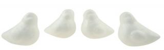 Polystyrénové diely - vtáčik, 4cm - 4ks (Polystyrénové diely - vtáčik, 4cm - 4ks)
