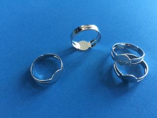 Prsteň s plôškou 7 mm, platina (Prsteň s plôškou 7 mm, platina)
