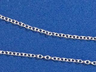 Retiazka 1,0 x 1,1mm, 1m - strieborná farba (Retiazka 1,0x1,1mm, 1m - strieborná farba)