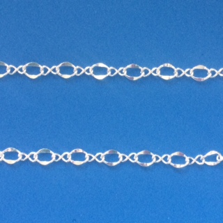 Retiazka  4x5 mm, , 1m, dve farby (Retiazka 4 x5 mm,  1m, dve farby)