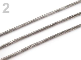 Retiazka kovová pr.2,4 mm hadia, platina, 1m (Retiazka kovová pr.2,4 mm hadia, platina, 1m)
