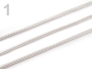 Retiazka kovová pr.2,4 mm hadia, strieborná, 1m (Retiazka kovová pr.2,4mm hadia, strieborná, 1m)