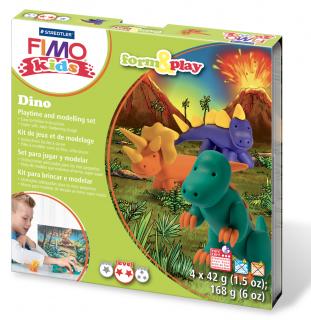 Sada Fimo kids Form &amp; Play - Dinosauri (Sada Fimo kids Form &amp; Play - Dinosauri)
