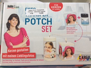 Sada Foto transfer Potch - dekorácia sviečok (Sada foto transfer Potch - dekorácia sviečok)