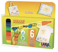 Sada Javana fixky na textil, 1-2mm, 6 ks (Sada Javana fixky na textil, 1-2mm, 6 ks)