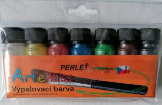 Sada perleťových farieb na textil, 7x12g (Sada perleťových farieb na textil, 7x12g)