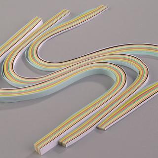 Sada prúžkov na Quilling - pastelový mix, 300ks (Sada prúžkov na Quilling - pastelový mix, 300ks)