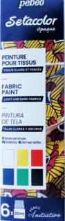 Sada Setacolor - opaque,6x20ml (Sada Setacolor - opaque,6x20ml)