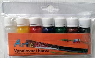 Sada vypaľovacích farieb 7x12g (Sada vypaľovacích farieb 7x12g)