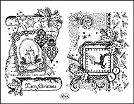 Silikónové razítko - dopis a Merry Cristmas,14x18cm (Silikónové razítko - dopis a Merry Cristmas,14x18cm)