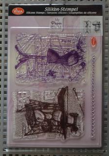 Silikónové razítko Pozadie krajčírstva, 14x18cm (Silikónové razítko Pozadie krajčírstva, 14x18cm)