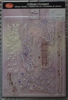 Silikónové razítko Vianočná krajina, 14x18cm (Silikónové razítko Vianočná krajina, 14x18cm)
