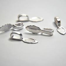 Šlupňa k nalepeniu 15 x 8 mm, platina (Šlupňa k nalepeniu 15 x 8 mm, platina)