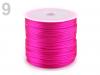 Šnúrka saténová pr.1mm / 30m - magenta (Šnúrka saténová pr.1mm / 30m - magenta)