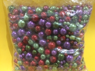 Voskované perly MIX 2,  4 -12 mm rôznofarebné sklenené, 500g (Voskované perly MIX 2 , 4-12mm rôznofarebné sklenené, 500g)