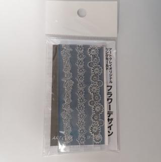 Vytláčacia forma 18 (Forma Art Clay Silver (prsteňový prúžok - kvetiny))