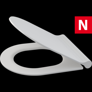 ALCAPLAST A67slim WC sedátko A67Slim SOFTCLOSE, Duroplast - so spomalením