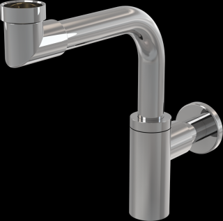 ALCAPLAST umývadlový sifón A403 design chróm