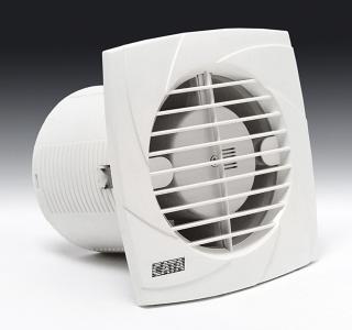 B-15 PLUS T kúpeľňový ventilátor s časovačom, 25W, potrubie 150mm, biela