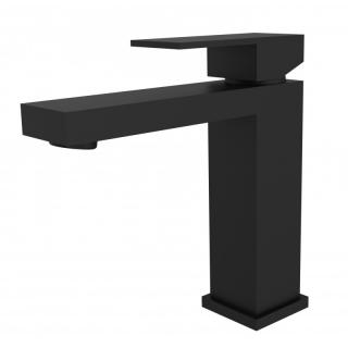 BESCO MODERN/VARIUM umývadlová stojánková batéria čierna matná výška 17,8 cm